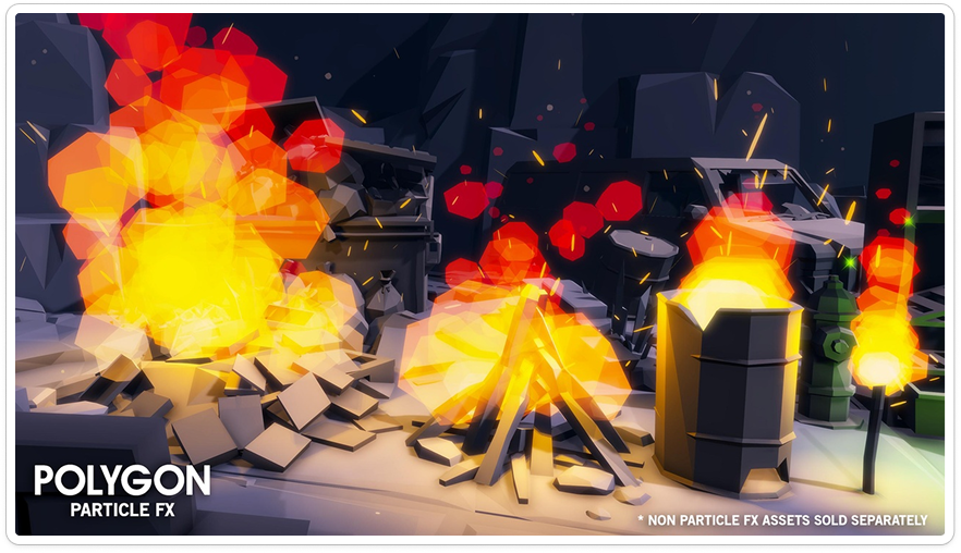 Flaming braziers
